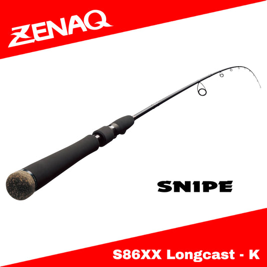 Zenaq Spinning Rod Snipe S86XX Longcast - K
