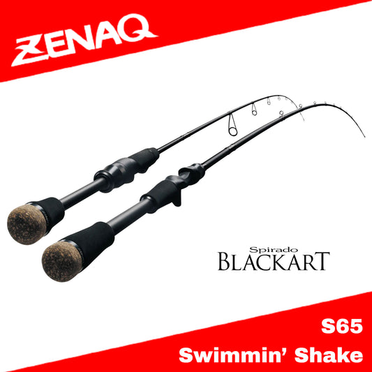 Zenaq Spinning Rod Spirado Blackart S65 Swimmin' Shake
