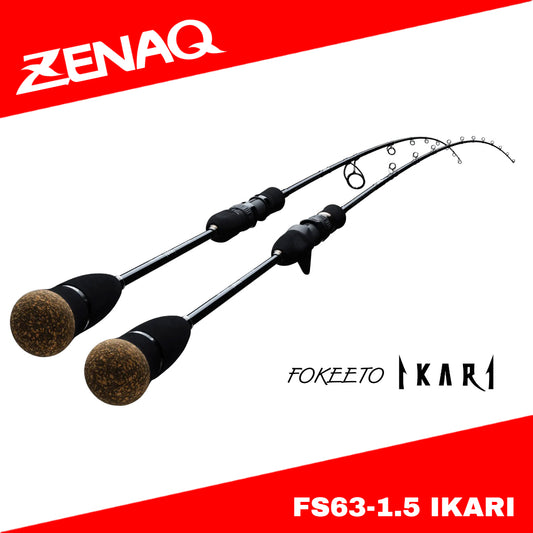 Zenaq Spinning Rod Fokeeto FS63-1.5 Ikari