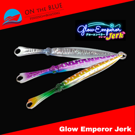 Pada Jig Logam Biru Kaisar Bercahaya Jerk