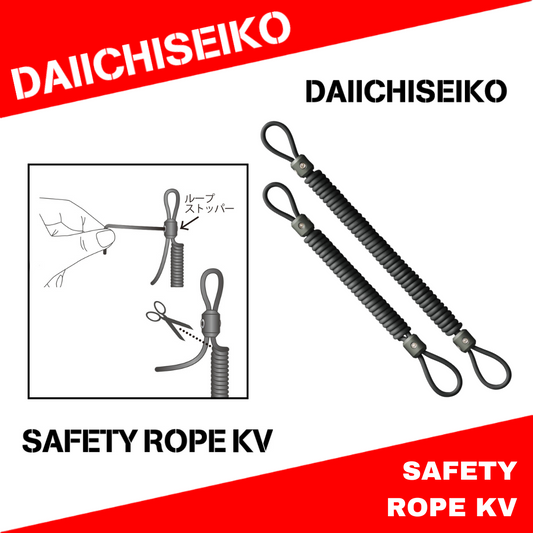 Karabiner Daiichi 33293 KV3212 yang dapat disesuaikan, 12cm, maks. 83cm (2932)