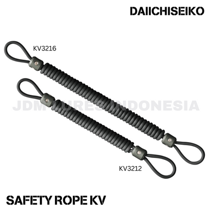 Karabiner Daiichi 33293 KV3212 yang dapat disesuaikan, 12cm, maks. 83cm (2932)
