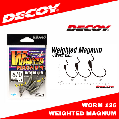 Decoy Worm 126 Weighted Magnum Worm Hook