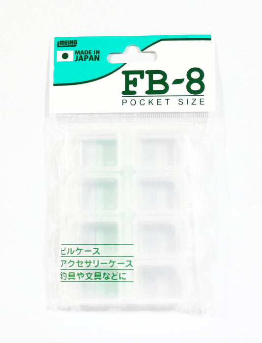 Meiho FB8 Akiokun Parts Case 86 x 64 x 13 mm Bening 0783