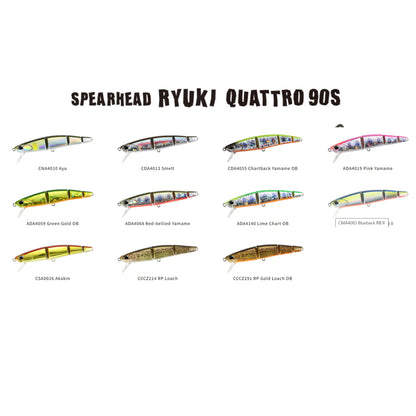 Duo Spearhead Ryuki Quattro 90S Sinking Lure 90mm 14grams