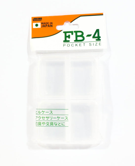 Meiho FB4 Akiokun Parts Case 95 x 68 x 18 mm Bening 0293