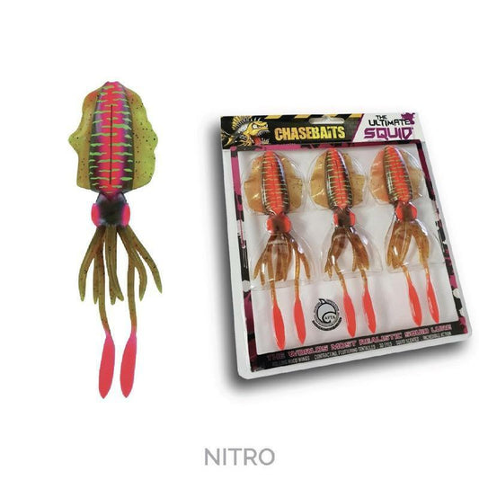 Umpan Pancing Chase Baits Soft Lure Ultimate Squid 150 mm Nitro 4963