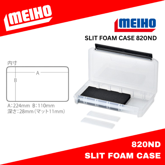 Meiho Slit Foam Case 820ND