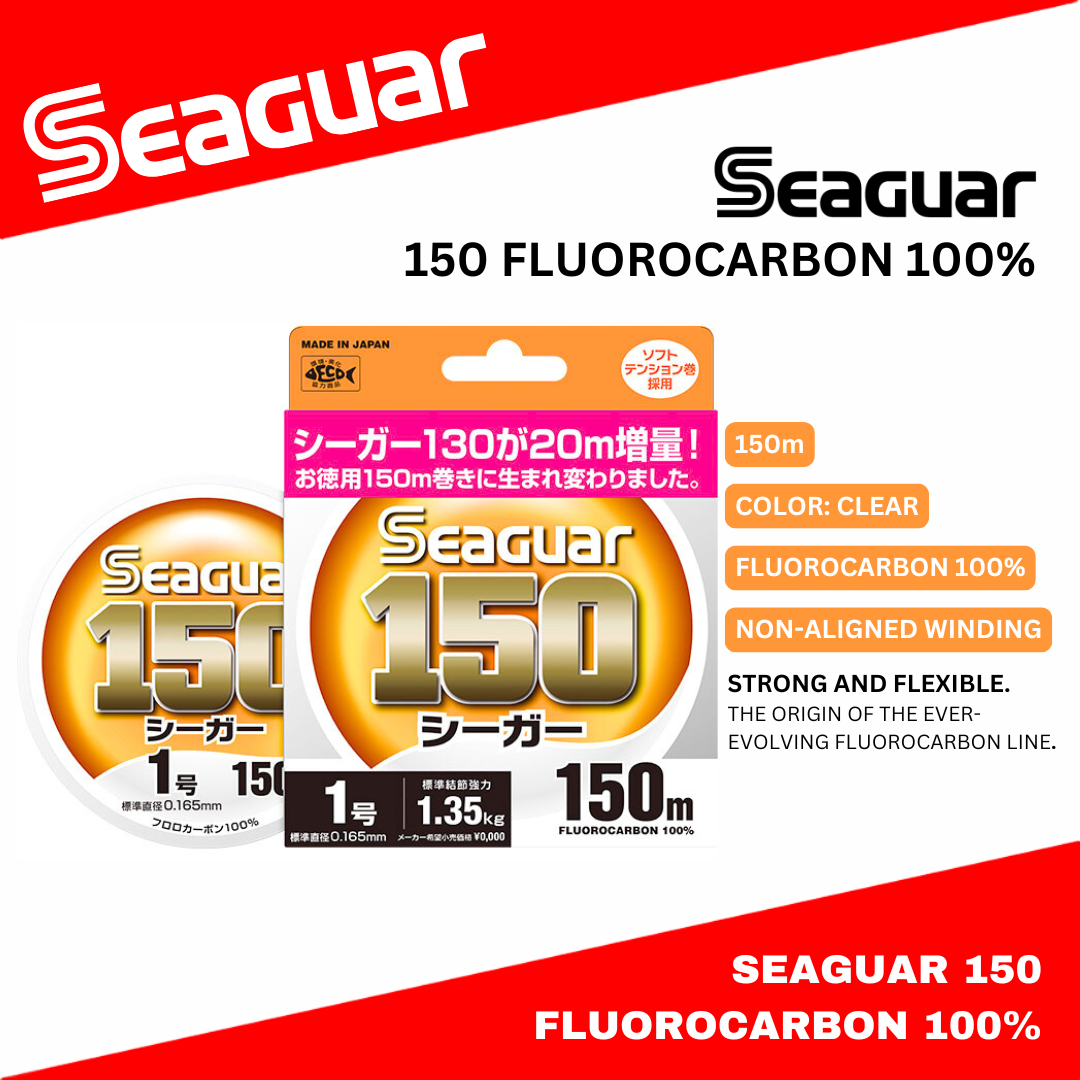 Tali Pengikat Fluorokarbon Seaguar 150 sepanjang 150m