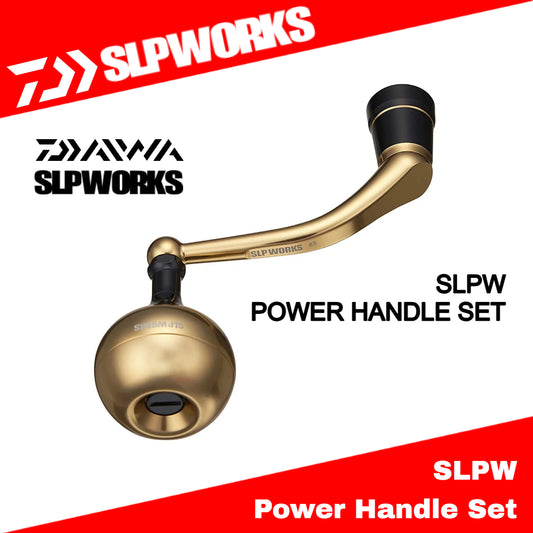 Set Gagang Listrik Daiwa SLPW 85mm Emas (7837)