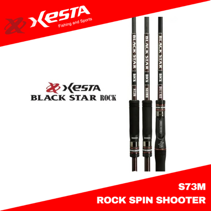 Xesta Black Star Rock S73M Rock Spin Shooter
