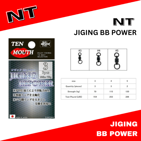 NT Jiging BB Power Swivel