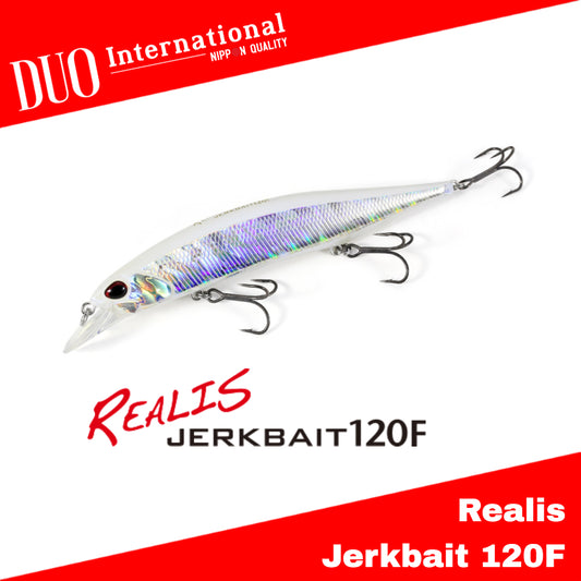 Umpan Pancing Duo Realis Jerkbait 120F Floating Minnow 17.1g 120mm
