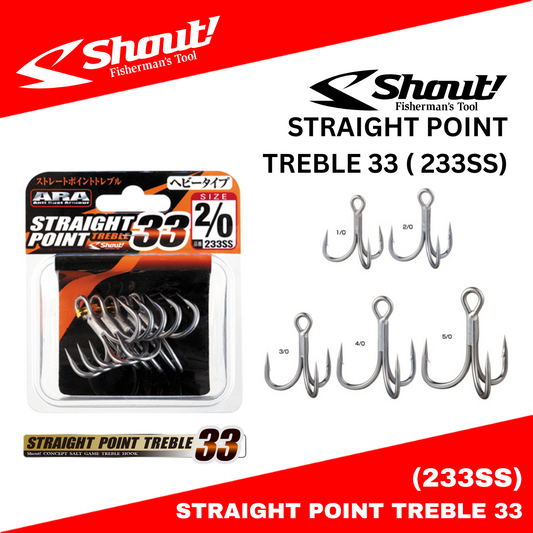 Shout 233-SS Kail Treble Titik Lurus Tipe 33 Berat