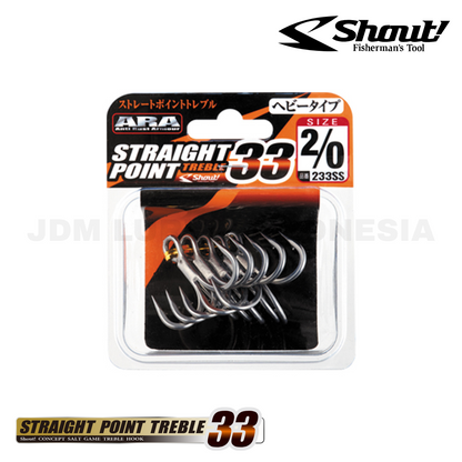 Shout 233-SS Kail Treble Titik Lurus Tipe 33 Berat