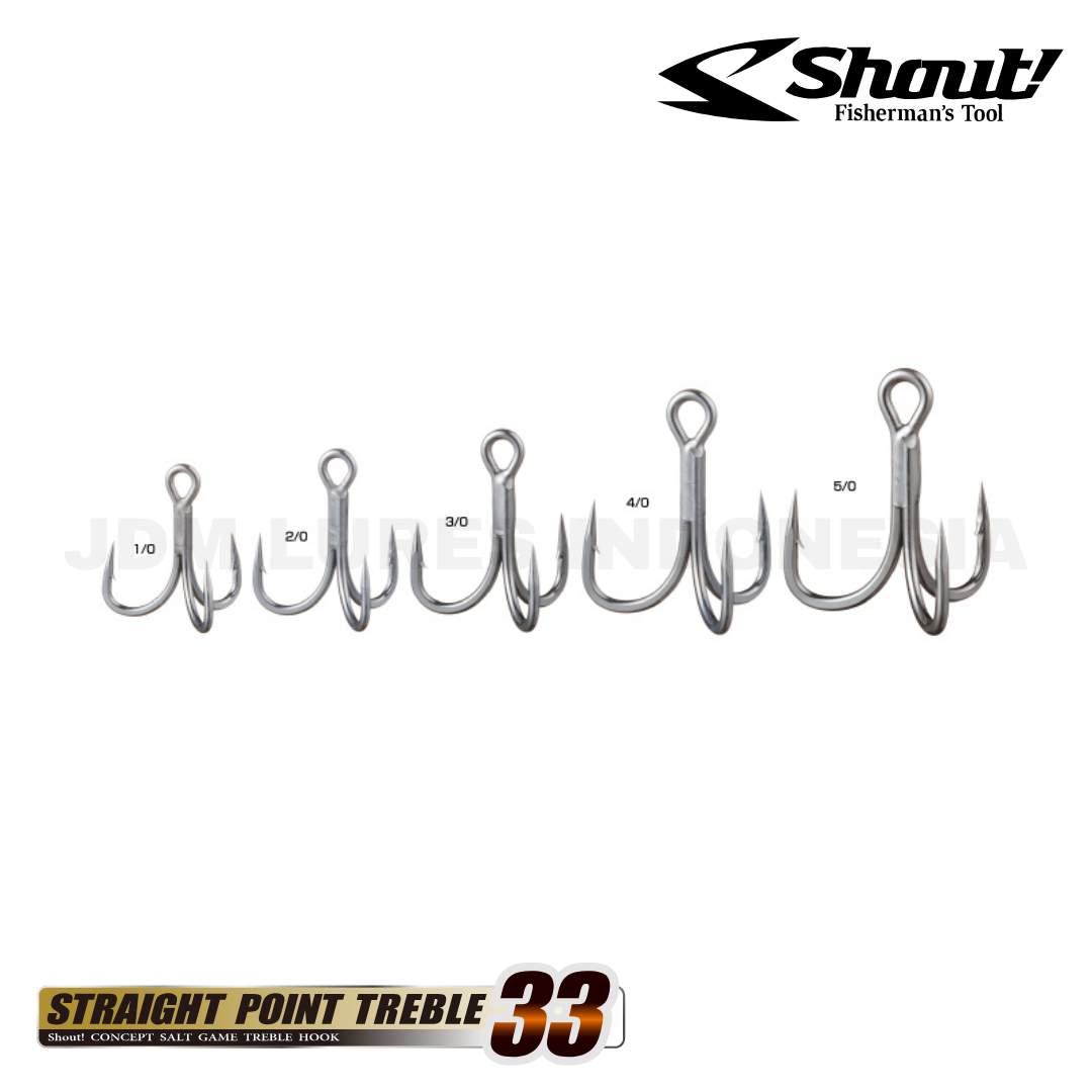 Shout 233-SS Kail Treble Titik Lurus Tipe 33 Berat