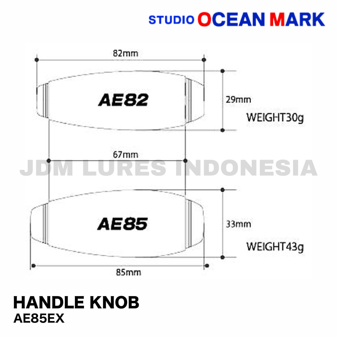 Studio Ocean Mark Handle Knob AE85/EX