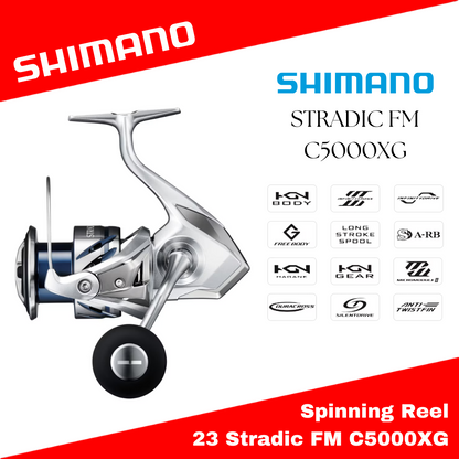 Shimano Spinning Reel 23 Stradic FM C5000XG