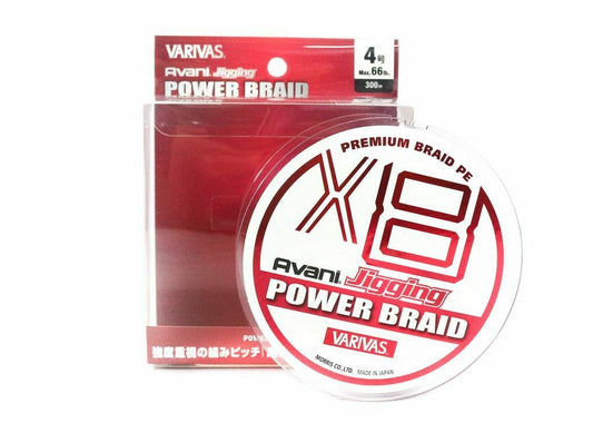 Varivas P.E Line Avani Jigging X8 Power Braid 300m P.E 4 66lb(2403)