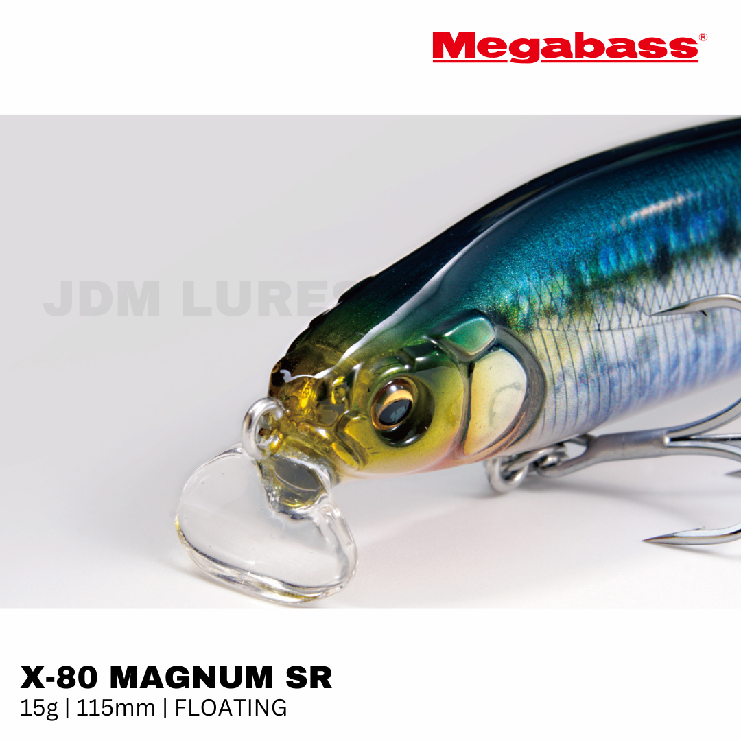 Megabass X-80 Magnum SR Floating Minnow 15g 115mm
