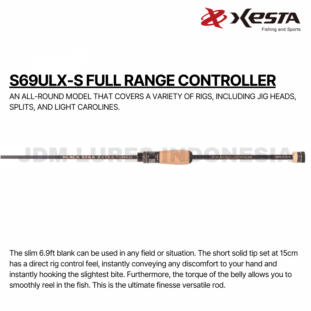 Kontroler Jangkauan Penuh Xesta Black Star Extra Tuned S69ULX-S