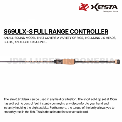 Kontroler Jangkauan Penuh Xesta Black Star Extra Tuned S69ULX-S