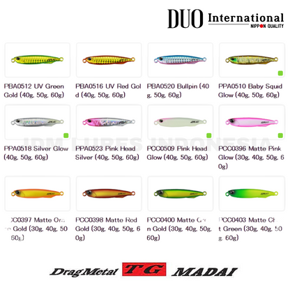 Duo Drag Metal Tungsten TG Madai Red Seabream