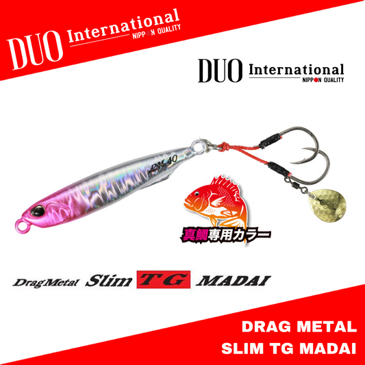 Duo Drag Metal Slim Tungsten TG Madai Red Seabream