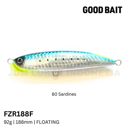 Good Bait FZR 188F Floating Diving Pencil 92g 188mm
