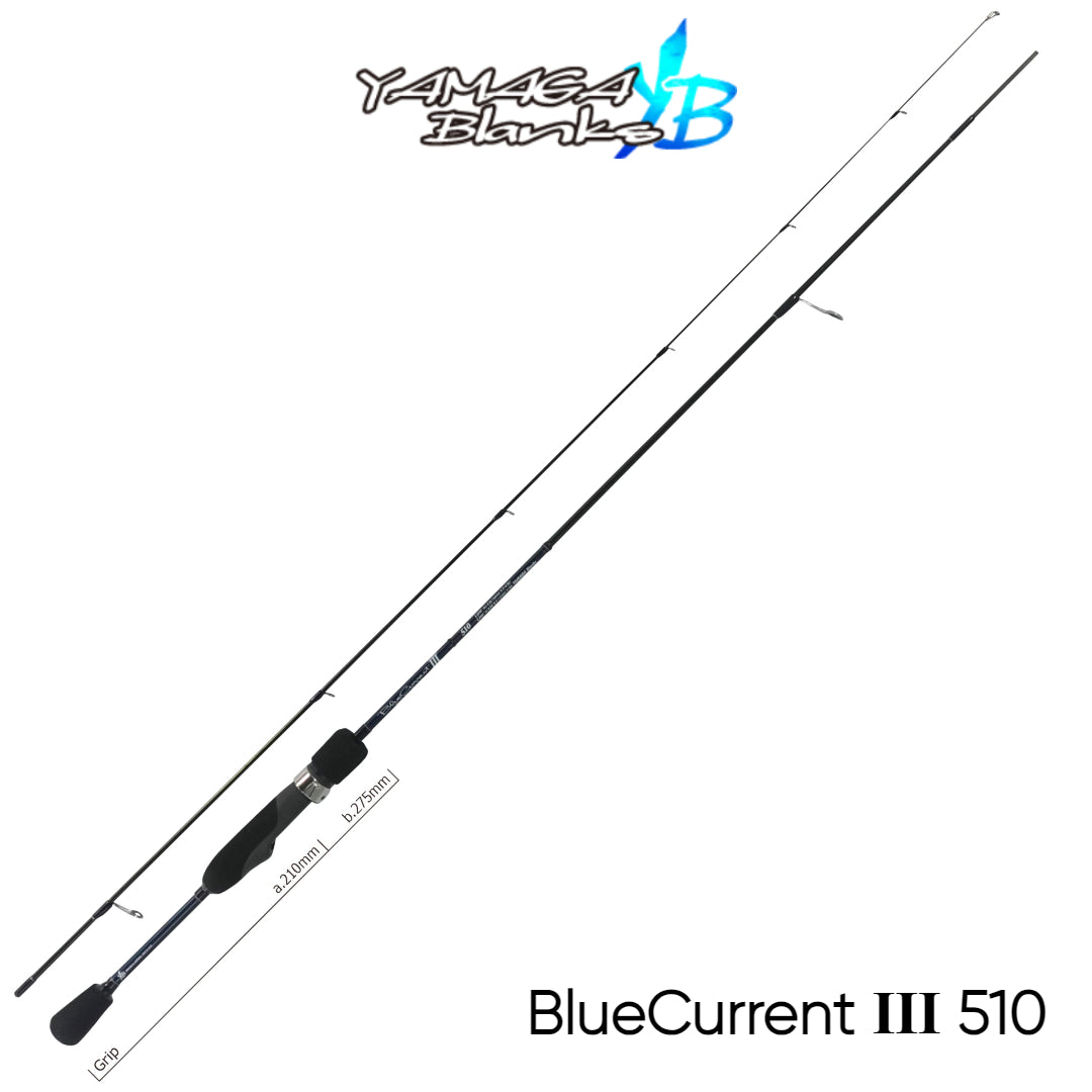 Joran Pemintal Yamaga Blanks Biru Current III 510