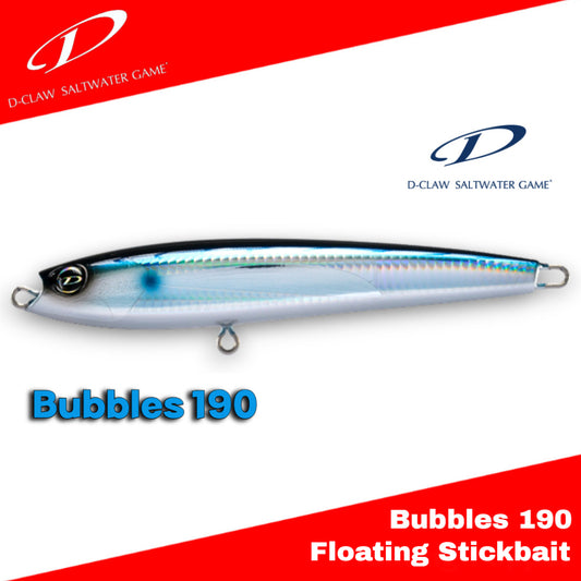 Umpan Stickbait Apung D-Claw Bubbles 190 66g 190mm