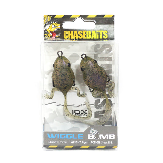 Umpan Lunak ChaseBaits WiggleBomb 35mm 8 gram Umpan Tenggelam (4062)