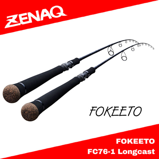Zenaq Spinning Rod Fokeeto FC76-1 Longcast