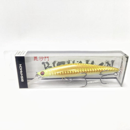 Ikan Tomigo Bishamon Minnow 100mm 14 gram Lemon Glow