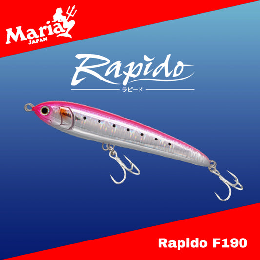 Umpan Pancing Apung Maria Rapido F190 Pencil Stickbait 190mm 65g