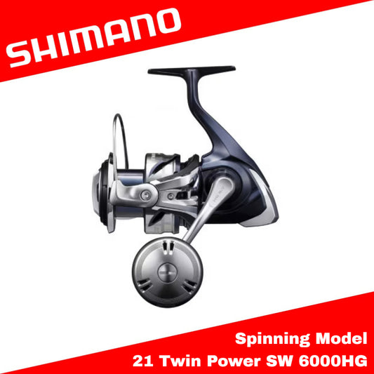 Gulungan Pemintal Shimano 21 Twin Power SW 6000HG