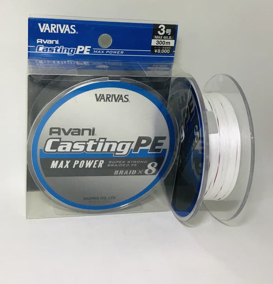 Varivas P.E Line New Avani Max Power Casting 300m P.E 3 48lb (9597)