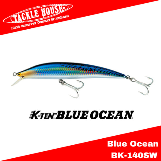 Umpan Pancing Tenggelam K-Ten Blue Ocean BK-140SW 140mm 51gr dari Tackle House
