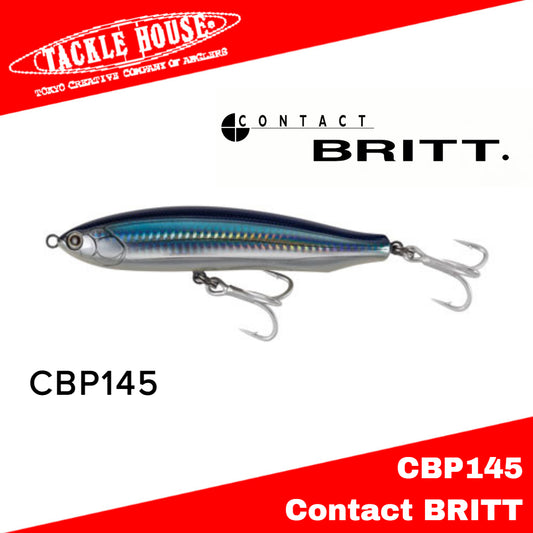 Umpan Pancing Tenggelam Contact Britt CBP145 dari Tackle House 48g 145mm