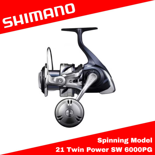 Gulungan Pemintal Shimano 21 Twin Power SW 6000PG