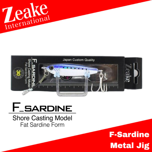 Umpan Pancing Zeake F-Sardine Metal Jig