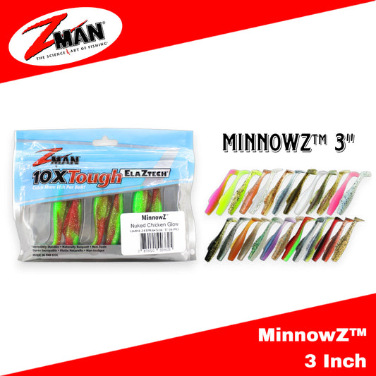 Umpan Pancing Zman Soft Lure MinnowZ 3 Inch Color 01