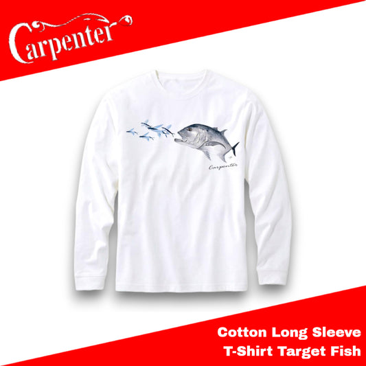 Kaos Lengan Panjang Katun Carpenter Target Ikan