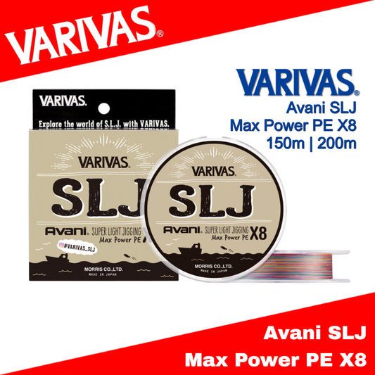 Varivas PE Line Avani SLJ Max Power X8 150m - 200m