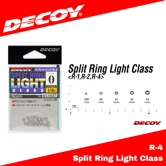 Cincin Split Decoy R-4 Kelas Perak Ringan