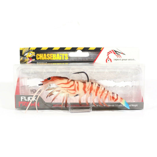Umpan Pancing Chase Baits Soft Lure Flick Prawn 125 mm Udang Macan (4796)