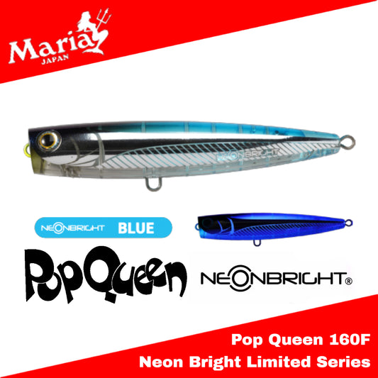 Maria Pop Queen F160 Neon Cerah Seri Terbatas Popper Terapung
