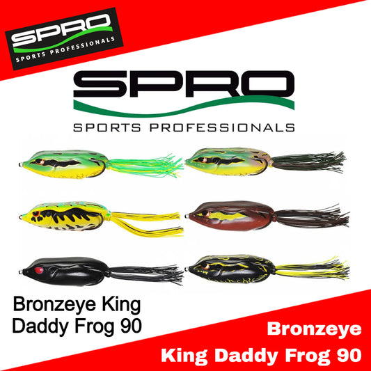 Umpan Pancing Spro Bronzeye King Daddy Frog 90 Plastik Lunak 28gr 90mm