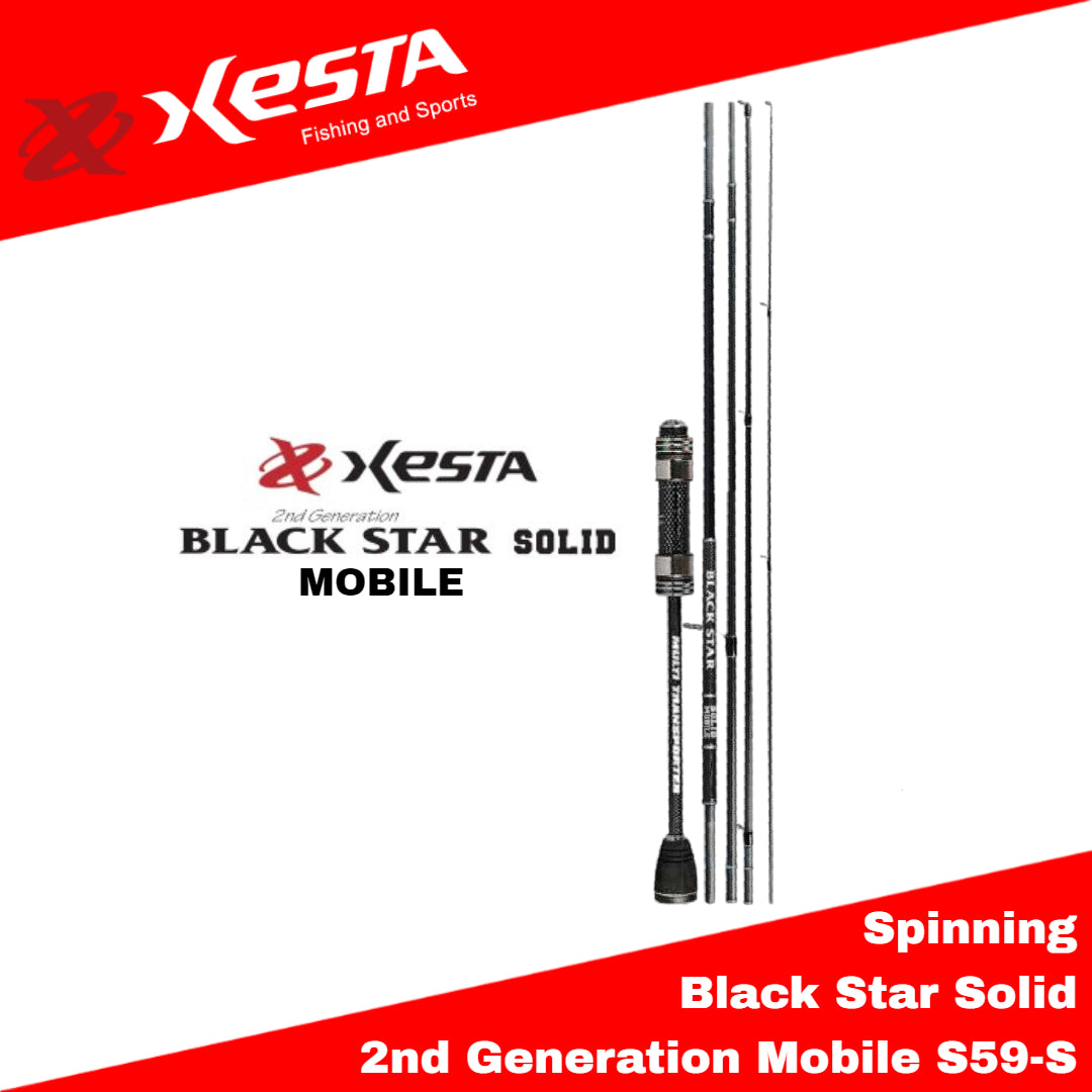 Xesta Rod Spinning Black Star Solid 2nd Gen Mobile S59-S Signal Trans