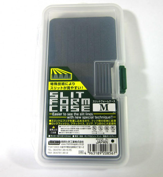 Kotak Bentuk Celah Meiho M (161 x 91 x 31 mm) Bening (8567)